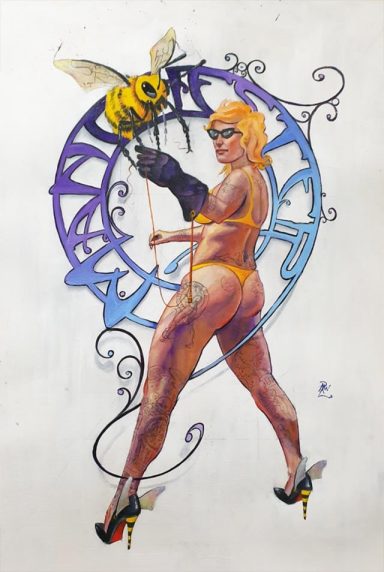 "It's always Sunny in Manchester" Painting
