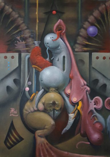"Siphonophore" "Siphonophore" - Oil Painting