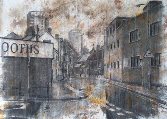 "Eccles, Summer 2020" Charcoal Picture