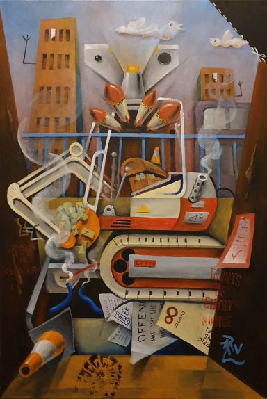 "Virgin Media" "Virgin Media" - Oil Painting