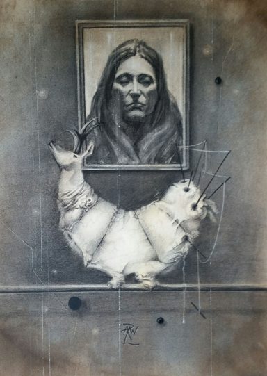 "Curio" Charcoal Picture