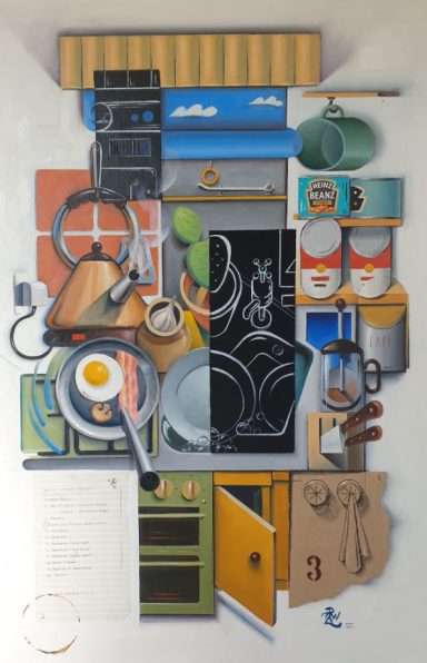 "The Kitchen" Mixed Media Picture
