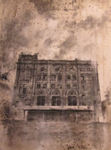 "The Crown Theatre, Eccles" Charcoal Picture