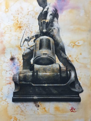 “A Historical Perspective of Manufacturing Decline in the United Kingdom and its Implications for Social Change” Charcoal Picture