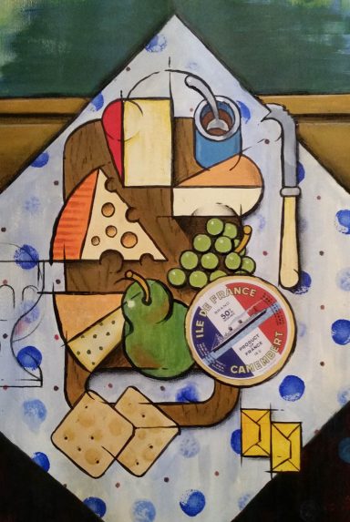 "The Cheeseboard" Mixed Media Picture